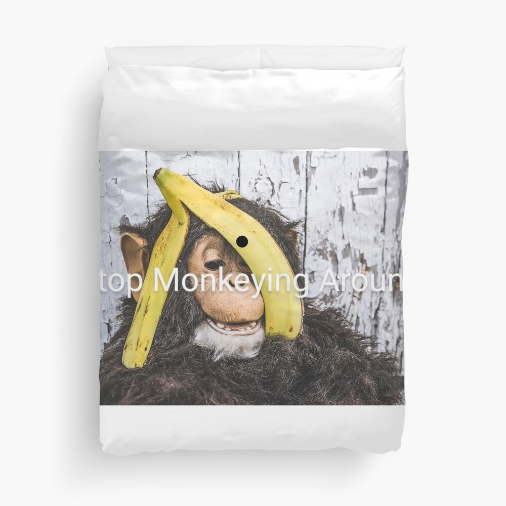 monkeying around duvet cover