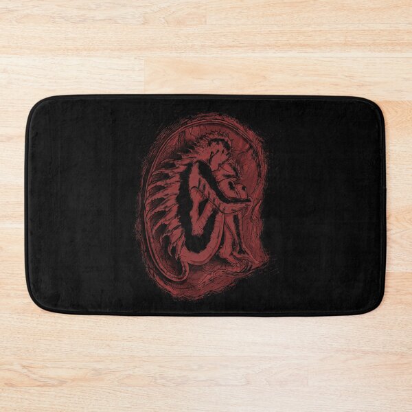 Item preview, Rebirth - Comic Art Drawing of a Red Monster Embryo designed and sold by aurielphoenix.