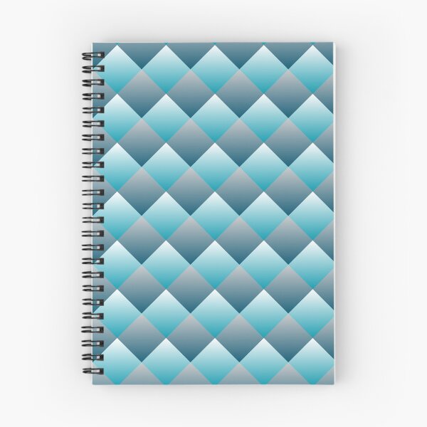 Item preview, Teal & Green Graduated Diamond Pattern designed and sold by StupidHeadArt.