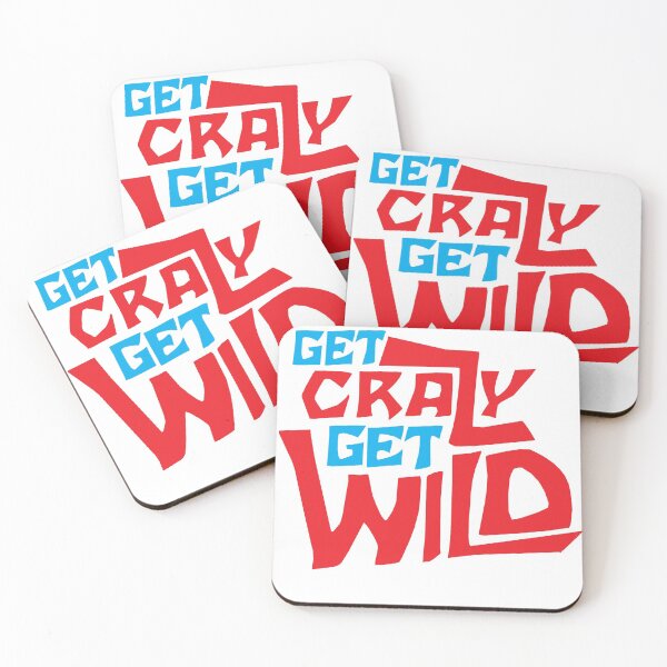 Item preview, Get Crazy, Get Wild (Blue & Red) Design designed and sold by Bill Shearer.