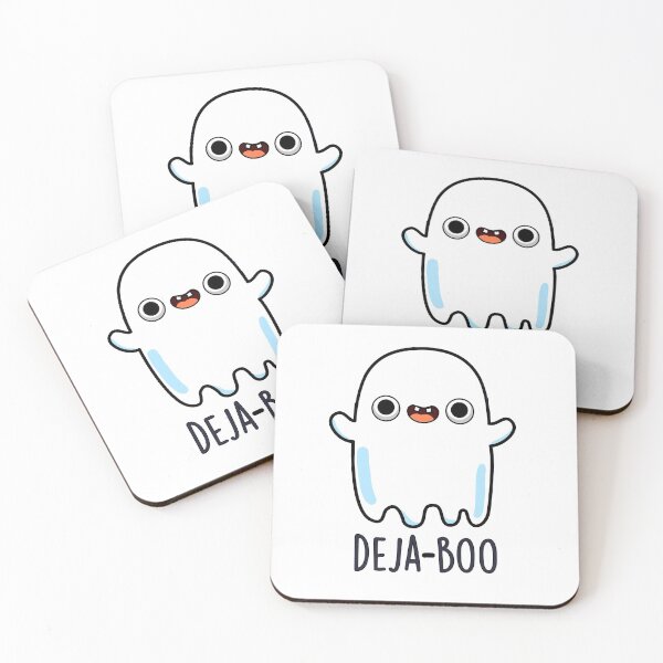 Item preview, Deja Boo Funny Ghost Puns  designed and sold by punnybone.
