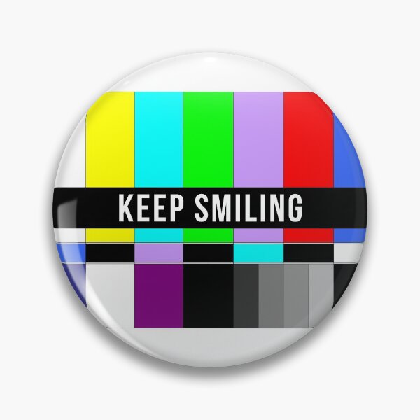 Item preview, Keep Smiling - No Signal Old TV designed and sold by T-shirt For You.
