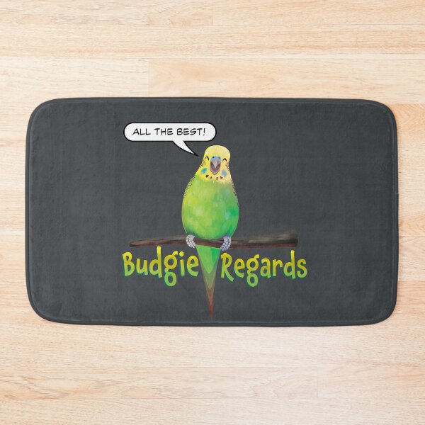 Item preview, Budgie Regards designed and sold by JinxWhaleDesign.