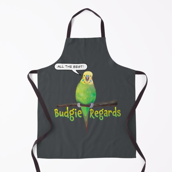 Item preview, Budgie Regards designed and sold by JinxWhaleDesign.