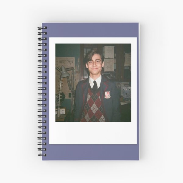 Aidan Gallagher Polaroid Spiral Notebook