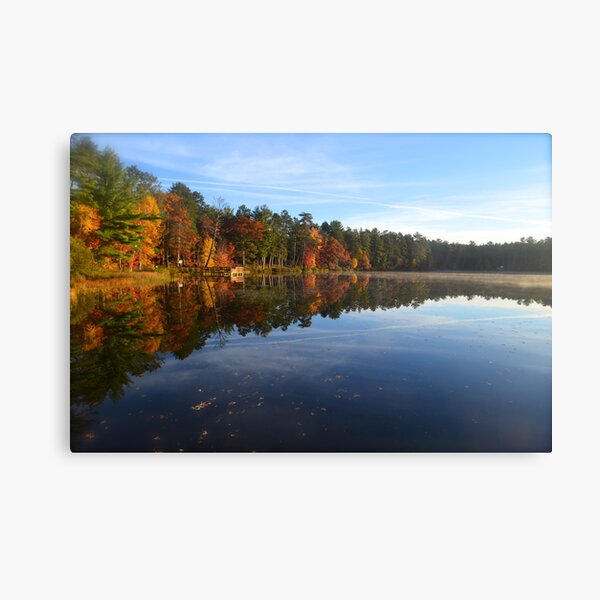 Morning light on the dock Canvas Print