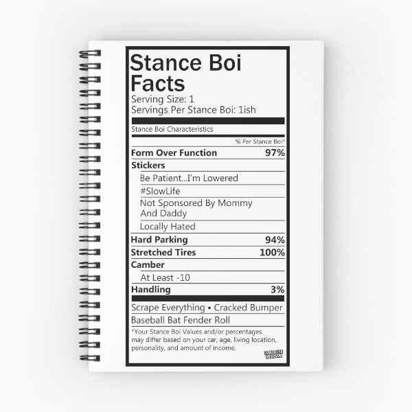 Item preview, Datos de Stance Boi designed and sold by TswizzleEG.