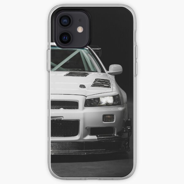 Nissan Skyline R34 GTT de Mat Wootten Coque souple iPhone