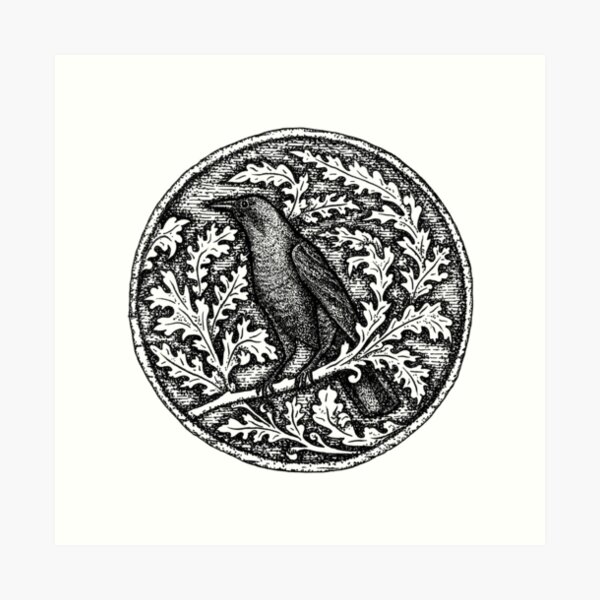 Crow Messenger by Gemma Gary Art Print