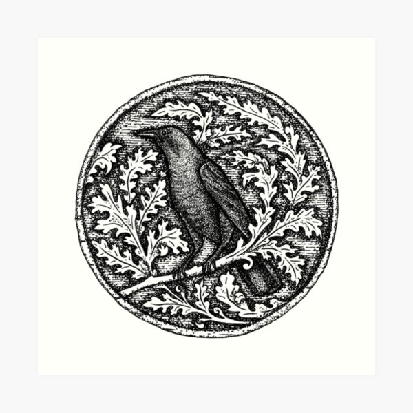 Crow Messenger by Gemma Gary Art Print