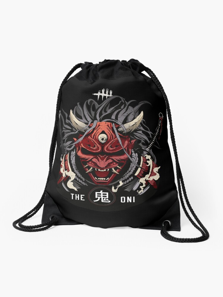 The Oni Dead By Daylight Killer Drawstring Bag By Eriiiin Redbubble