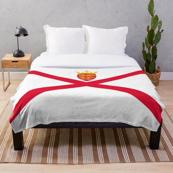 Aperçu de l'œuvre Drapeau de Jersey. Bailliage de cadeaux patriotiques de drapeau de Jersey. Bailliage dé Jèrri. créée et vendue par GraceTee.