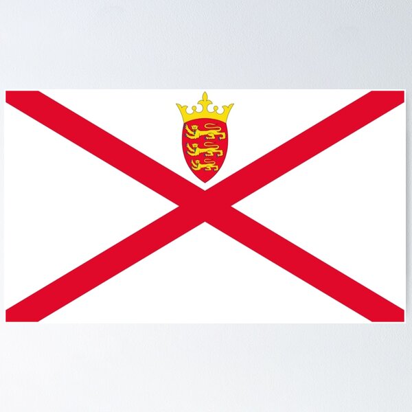 Aperçu de l'œuvre Drapeau de Jersey. Bailliage de cadeaux patriotiques de drapeau de Jersey. Bailliage dé Jèrri. créée et vendue par GraceTee.