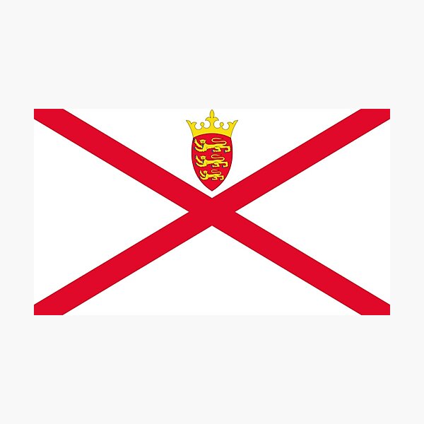 Item preview, Jersey Flag. Bailiwick of Jersey Flag Patriotic Gifts. Bailliage dé Jèrri. designed and sold by GraceTee.