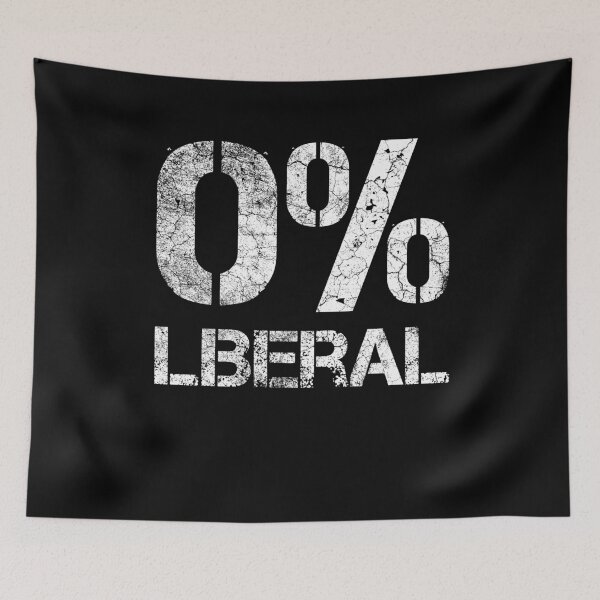 Item preview, Zero Percent Liberal - Pro Conservative Anti Liberal  designed and sold by Sutra-Lotus-Co.