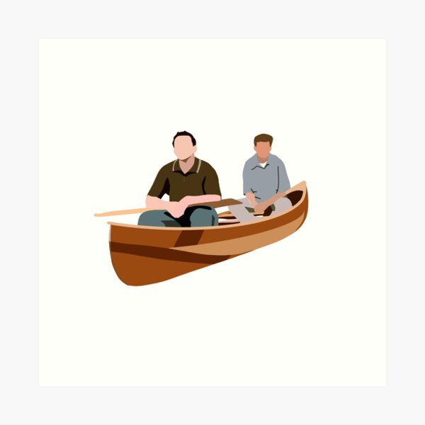 Item preview, Joey and Chandler Canoe designed and sold by ashiedesigns.