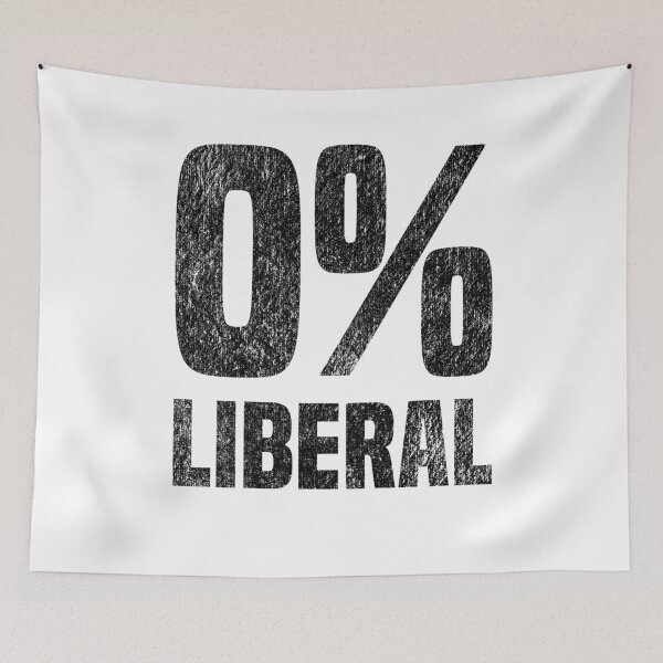 Item preview,  Zero Percent Liberal - Pro Conservative Anti Liberal  designed and sold by Sutra-Lotus-Co.
