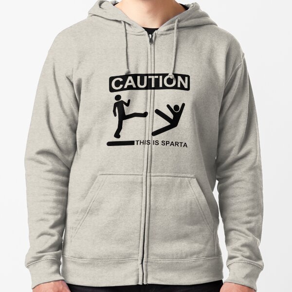 Caution: This is Sparta - 300 Movie - Hoodie