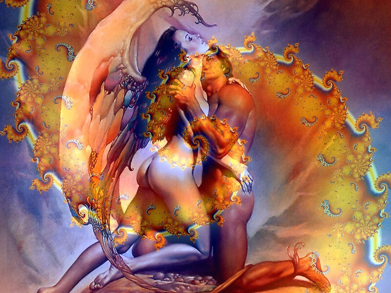 fantasy. twin flames. passion. angels. twin souls. love. spiritual. 