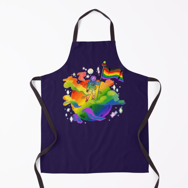 Item preview, Gay Pride Astronaut designed and sold by AudgePodgeArt.