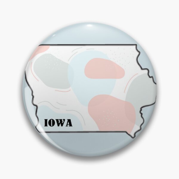 Item preview, Iowa Abstract State designed and sold by radiant-designs.