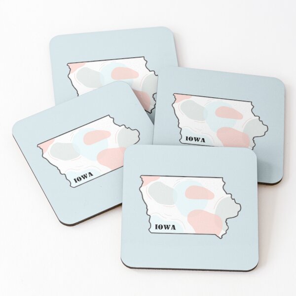 Item preview, Iowa Abstract State designed and sold by radiant-designs.