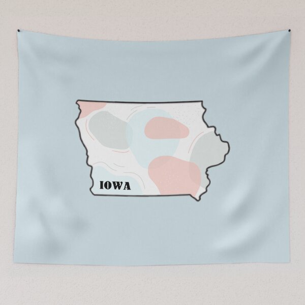 Item preview, Iowa Abstract State designed and sold by radiant-designs.