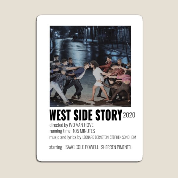 Aperçu de l'œuvre Affiche musicale West Side Story créée et vendue par broadwaycantdie.