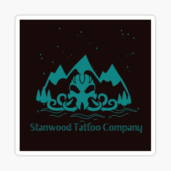 STC Logo PNW in teal Sticker