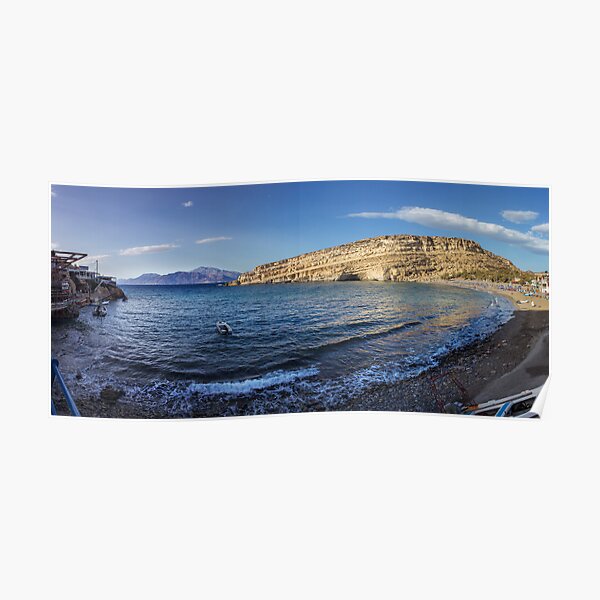 Matala Beach, Crete Poster