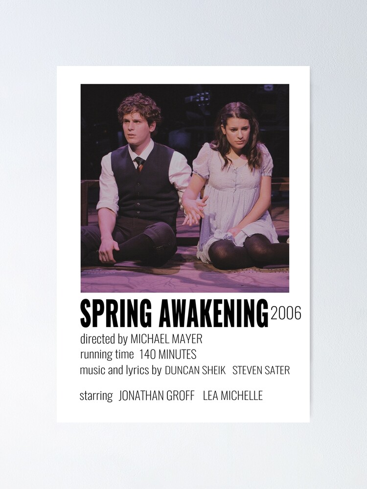 Spring Awakening Broadway Poster sabaasoftware