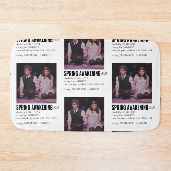 Item preview, Spring Awakening Musical Poster designed and sold by broadwaycantdie.
