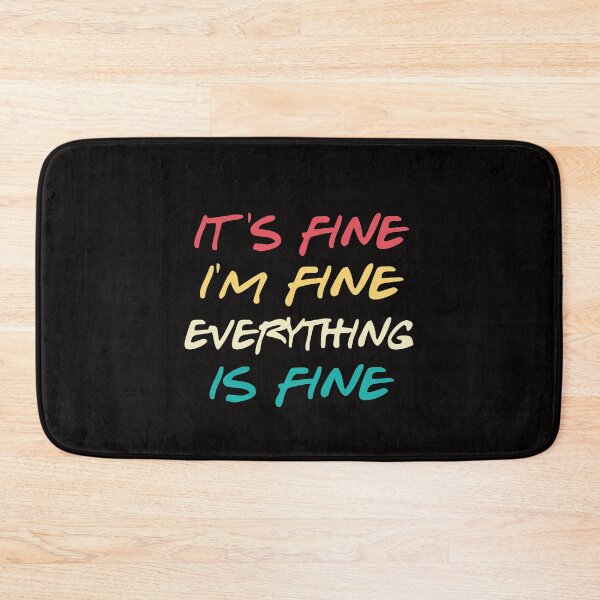 Item preview, white lie party ideas - its fine i'm fine everything is fine designed and sold by Andrea Lina.