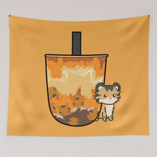 Item preview, Tiger Brown Sugar Boba Milk Tea designed and sold by Rinnnce Designs.