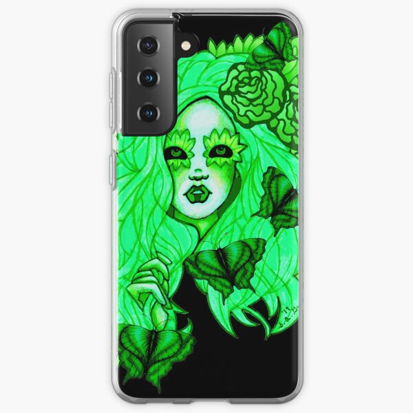 Shades Of Emerald Fantasy Fairy Portrait Samsung Galaxy Soft Case