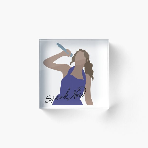 Speak Now Acrylic Block