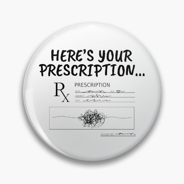 Item preview, Funny Doctor Handwriting Scribble | Here’s Your Prescription designed and sold by Maria Garcia.
