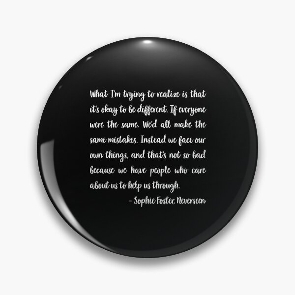 Item preview, Sophie Foster Quote designed and sold by corbrand.