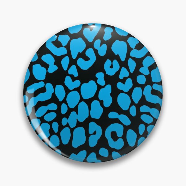 Item preview, Leopard Print - Electric Blue designed and sold by pushingnormal.