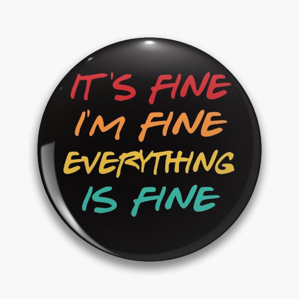 Item preview, white lie party ideas - its fine i'm fine everything is fine designed and sold by Andrea Lina.