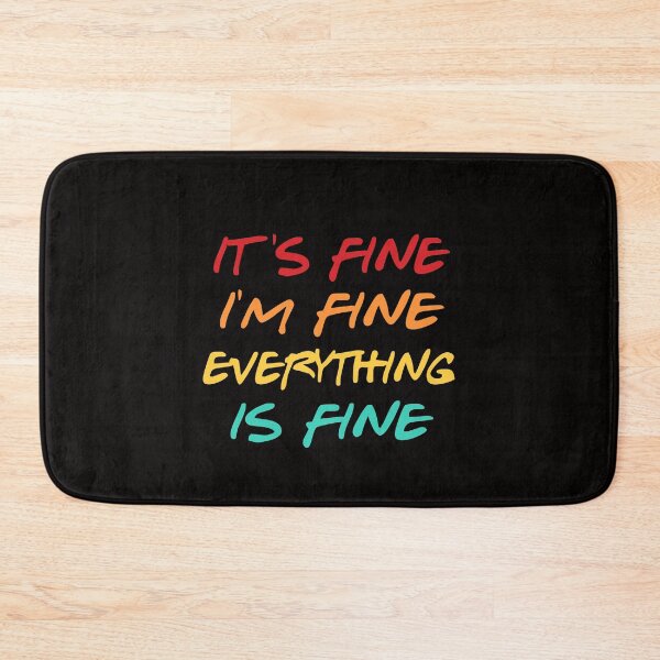 Item preview, white lie party ideas - its fine i'm fine everything is fine designed and sold by Andrea Lina.