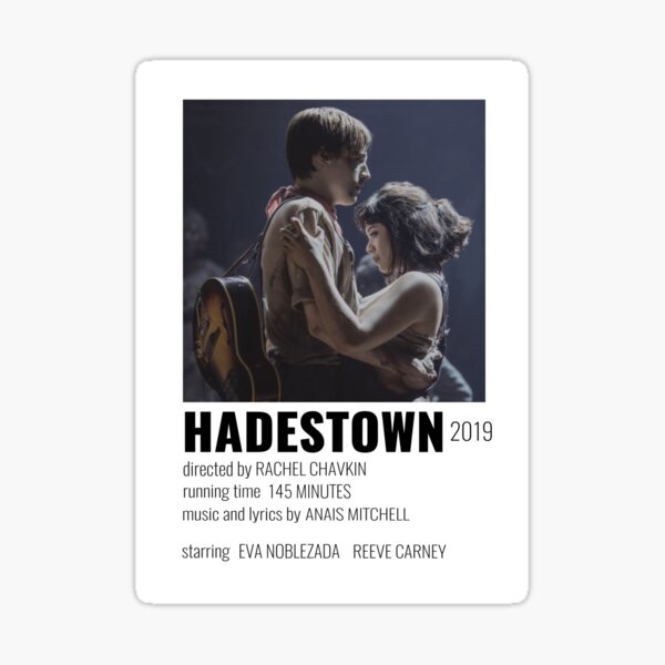 Aperçu de l'œuvre Affiche musicale Hadestown créée et vendue par broadwaycantdie.