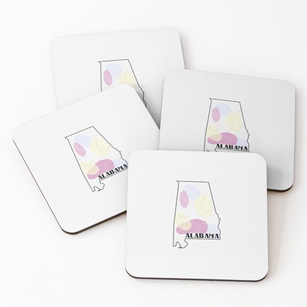 Item preview, Alabama Abstract State designed and sold by radiant-designs.