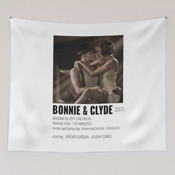 Item preview, Bonnie and Clyde Musical Poster designed and sold by broadwaycantdie.