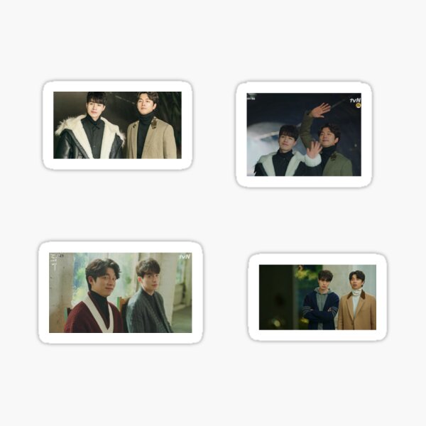 Item preview, Lee Dong Wook + Gong Yoo Couple Stickers designed and sold by kpopkdramamerch.