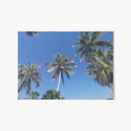 Palm-trees Eternal summer Art Board Print
