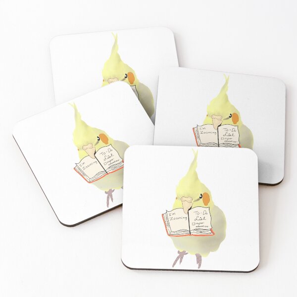 Item preview, Cockatiel Ready For Zoom Class designed and sold by legitparrot.