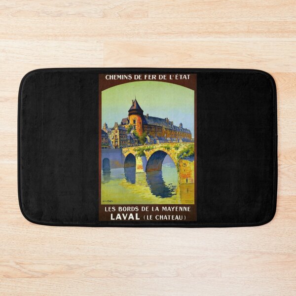 Item preview, Laval retro poster designed and sold by CorasPosters.