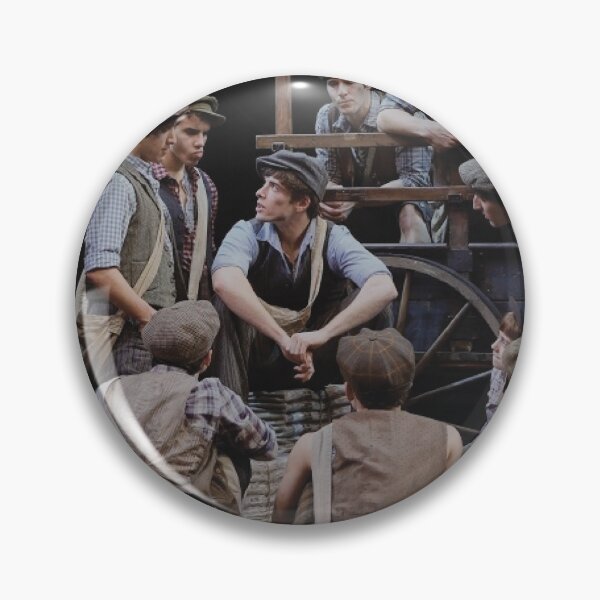 Item preview, Newsies Closing Broadway Musical Poster designed and sold by broadwaycantdie.