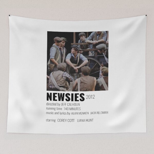 Item preview, Newsies Closing Broadway Musical Poster designed and sold by broadwaycantdie.